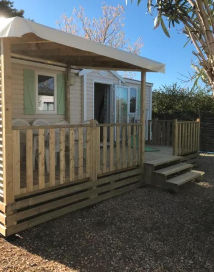 Mobile Home Tout Confort Climatise 4 A 6 Personnes Camping Les Salins De La Gardiole Ancien Camping De L'Europe A Vic La Gardiole Esterno foto
